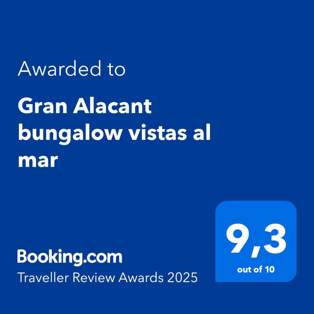 Gran Alacant Bungalow Vistas Al Mar Eksteriør bilde